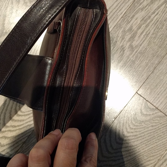 Vintage genuine leather bag by Studio signature - Picture 9 of 12